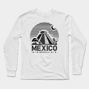 Mexico Chichen Itza Long Sleeve T-Shirt